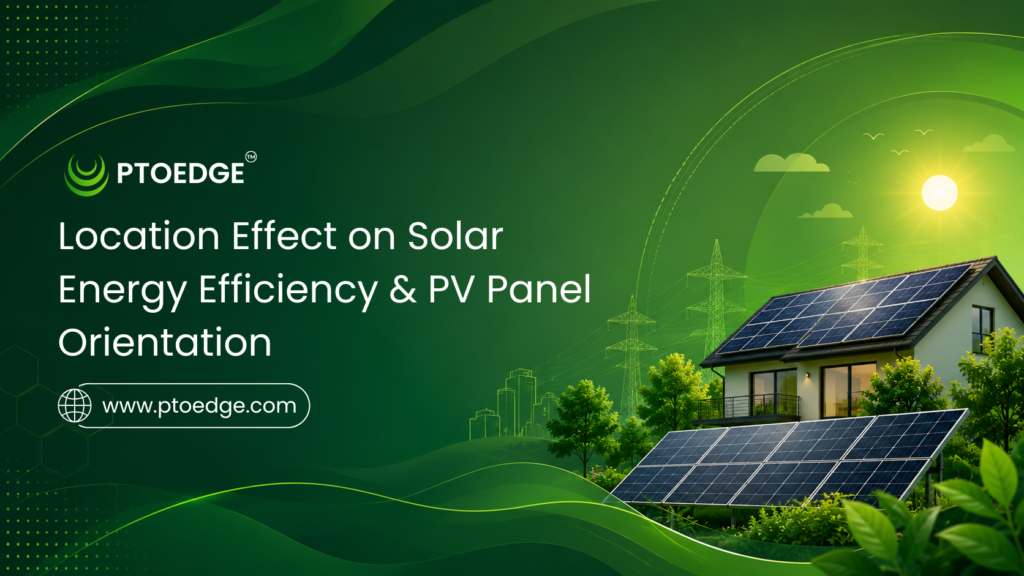 Location Effect on Solar Energy Efficiency & PV Panel Orientation