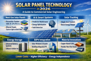 Solar Panel Technology in 2026 A Guide to Commercial Solar Engineering