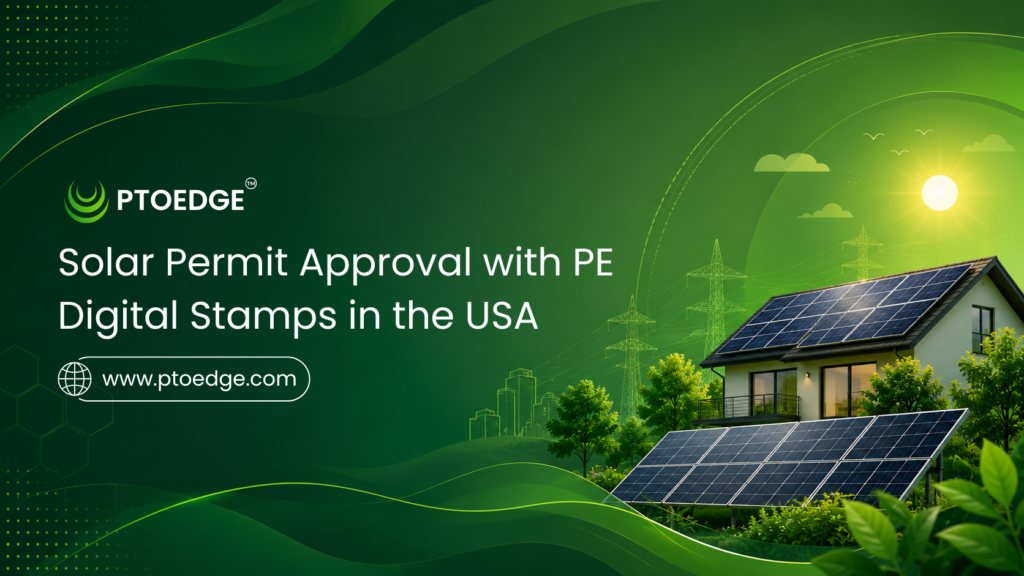 Solar Permit Approval with PE Digital Stamps in the USA